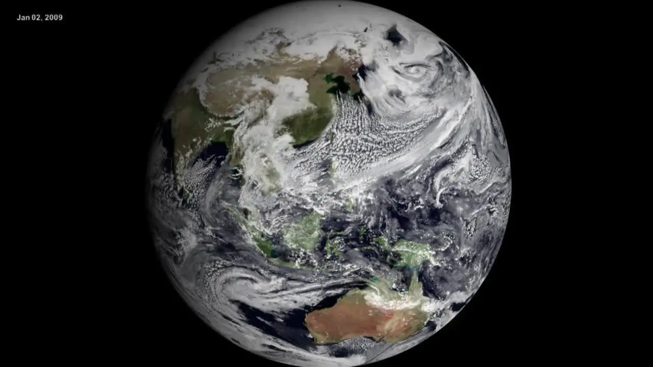 Nasa Animation Of A Globe Spinning From Space Moves In To See Global Warming Climate Changes