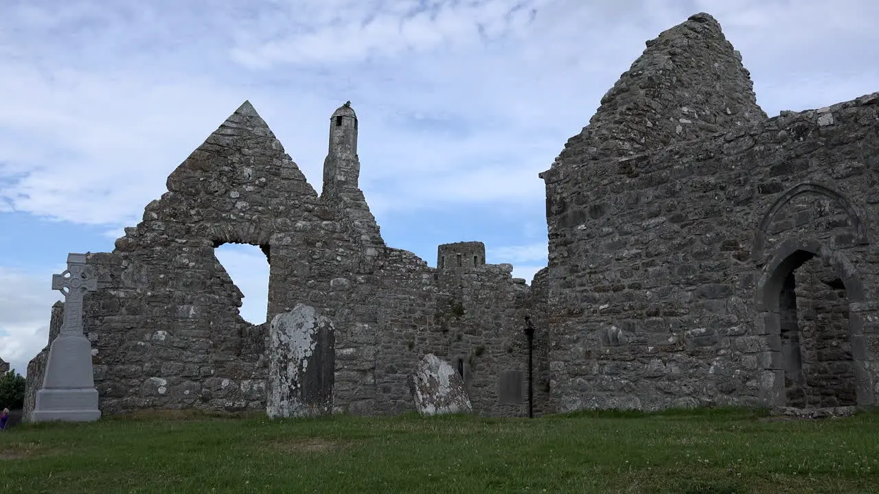 Ireland Clonmacnoise Cathedral Ruins