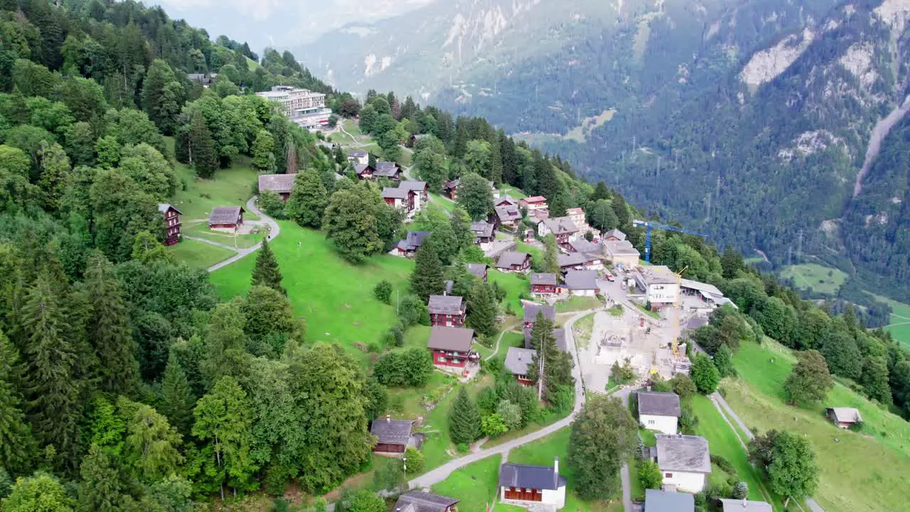 Braunwald Holiday Resort in Mountains of Glarnerland Switzerland in Summer