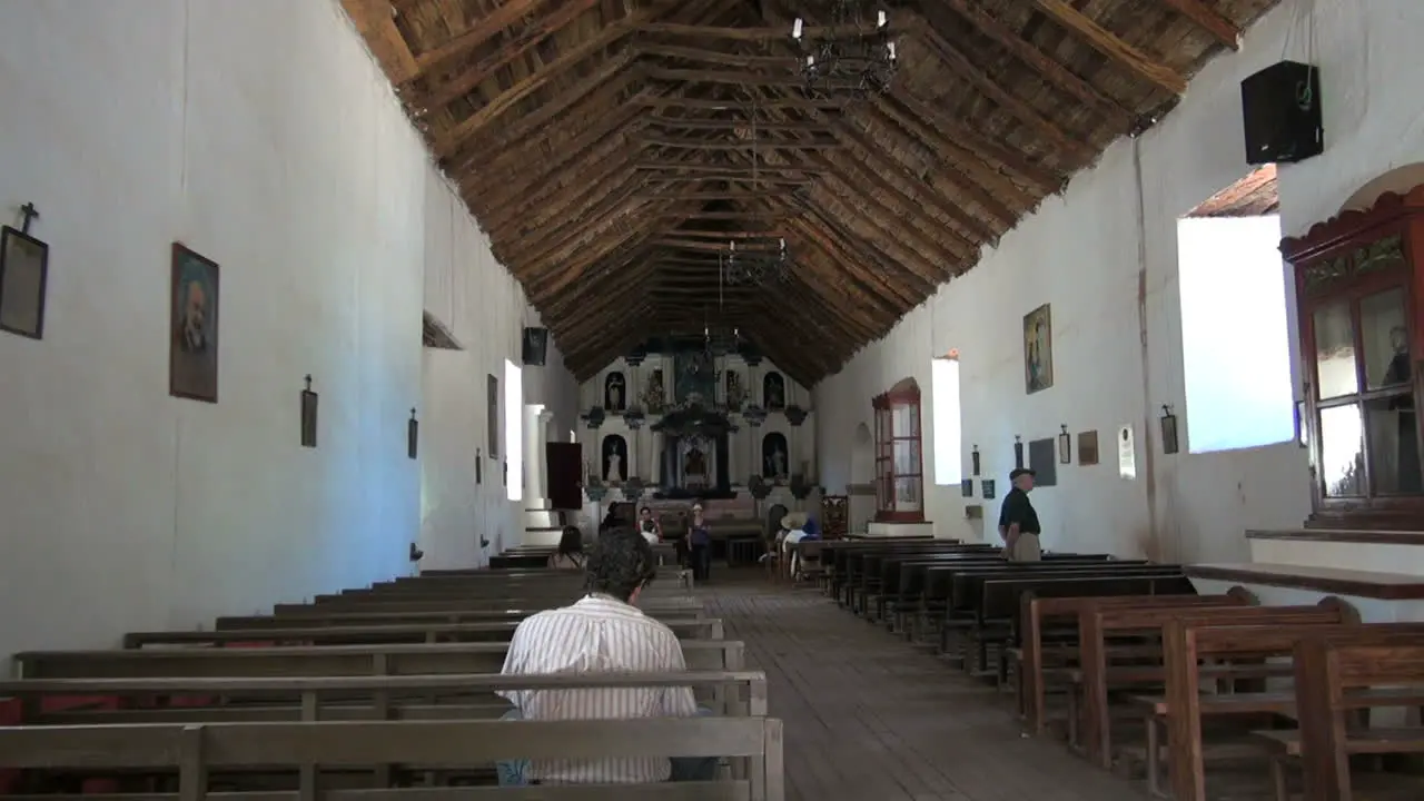 San Pedro de Atacama church inside s4