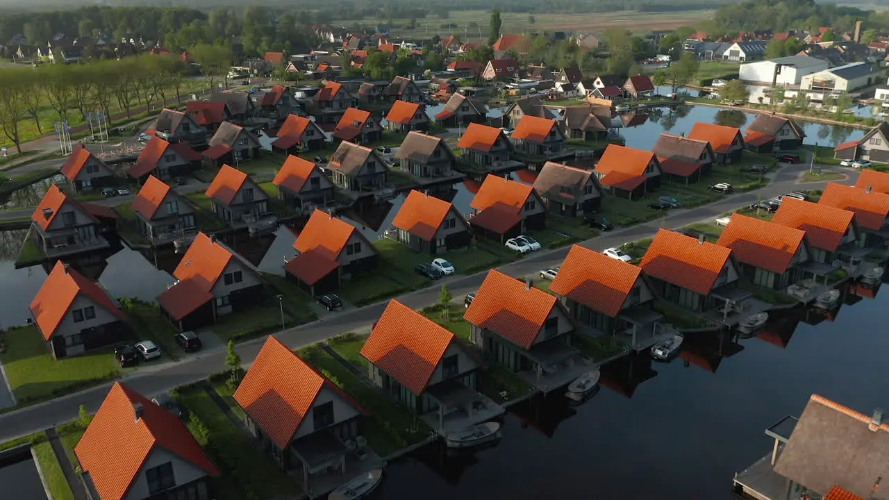 Luxurious Holiday Resort Waterstaete In Ossenzijl Village Friesland Province Netherlands