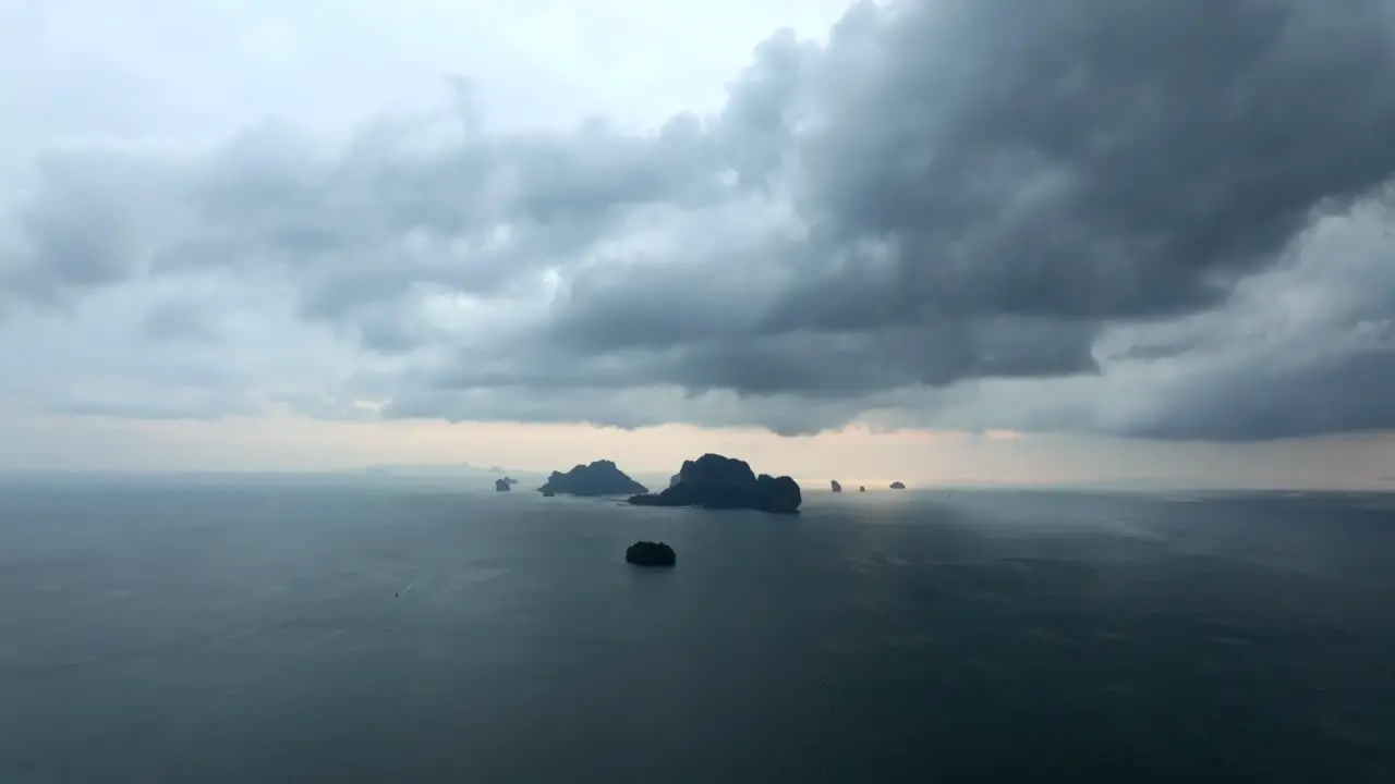 Incredible aerial drone footage of Thailand landscapes filmed in 4k by Railay beach