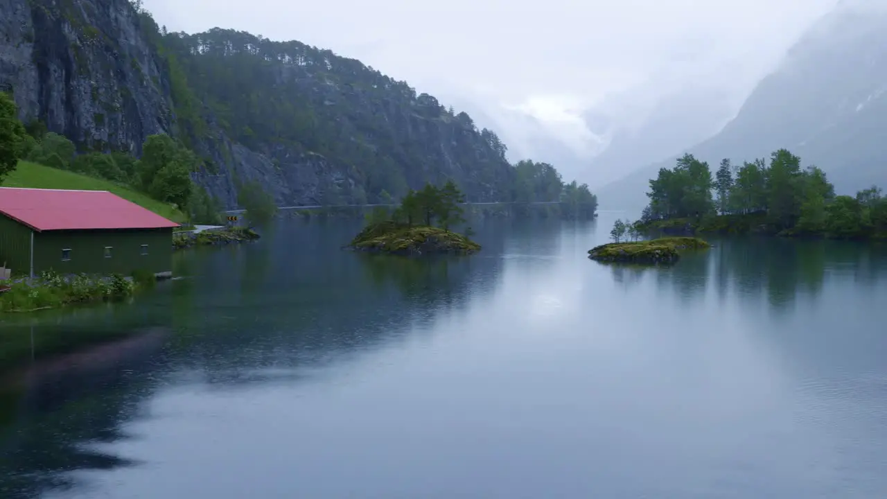 Beautiful Nature Norway lovatnet lake