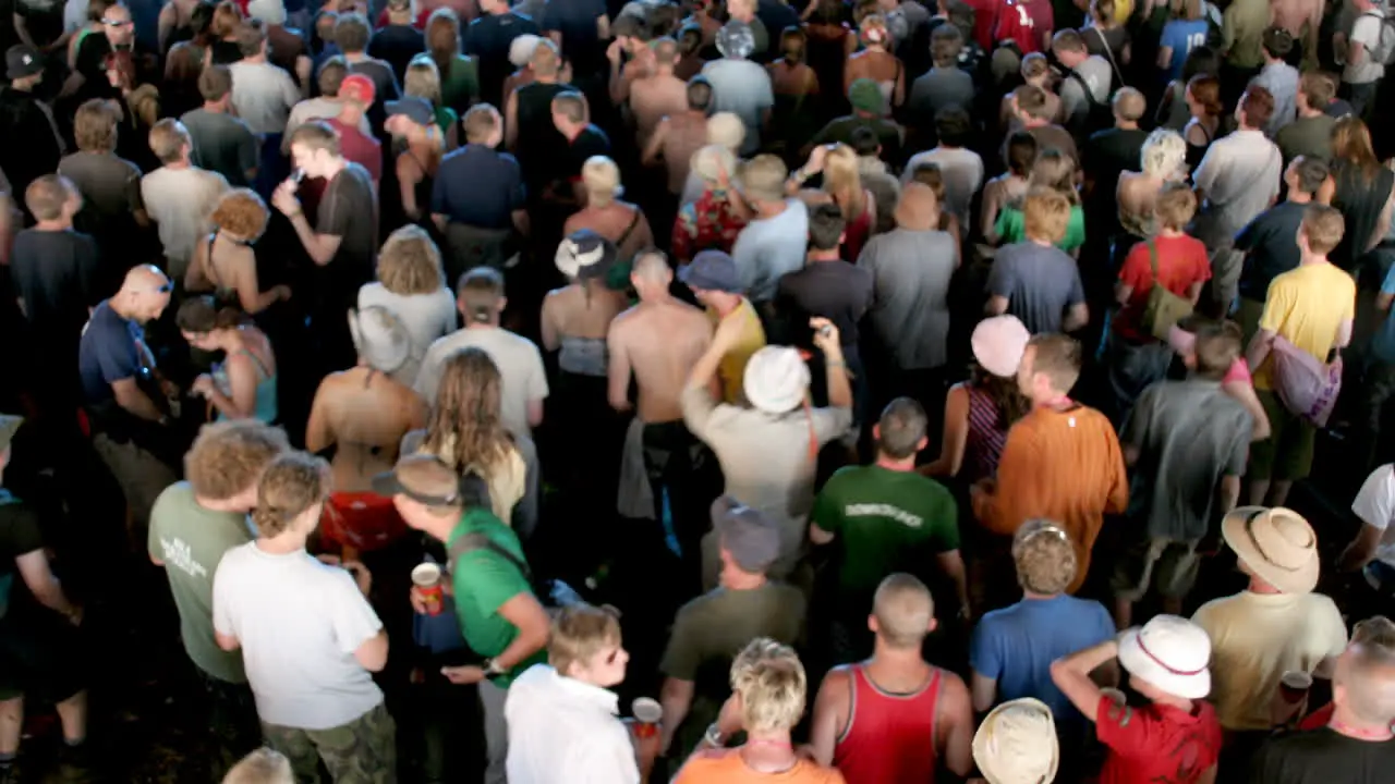 Glastonbury Crowd Timelapse