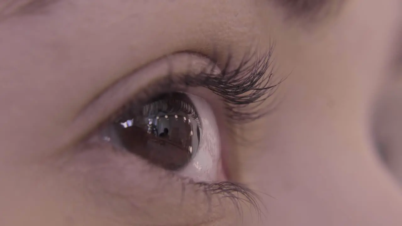 Close up of woman's eye