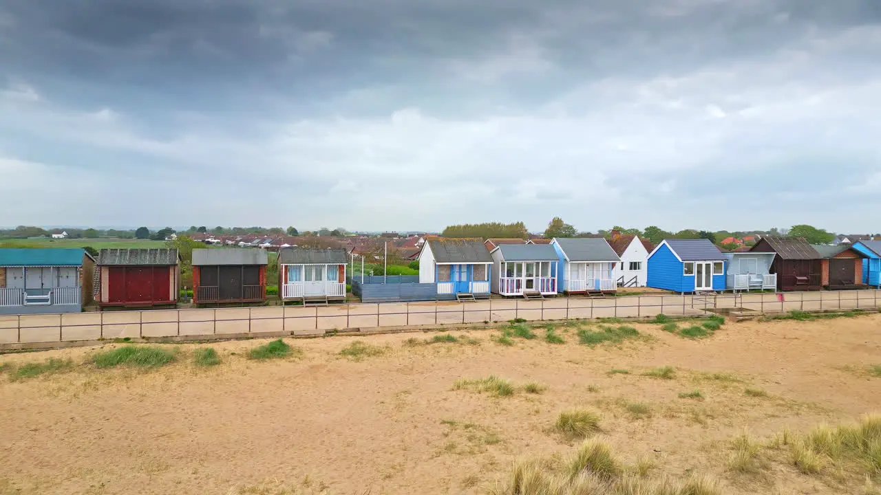 Marvel at Mablethorpe's beauty from the air a Lincolnshire seaside gem spotlighting beach huts sandy beaches and the bustling amusement parks with tourists