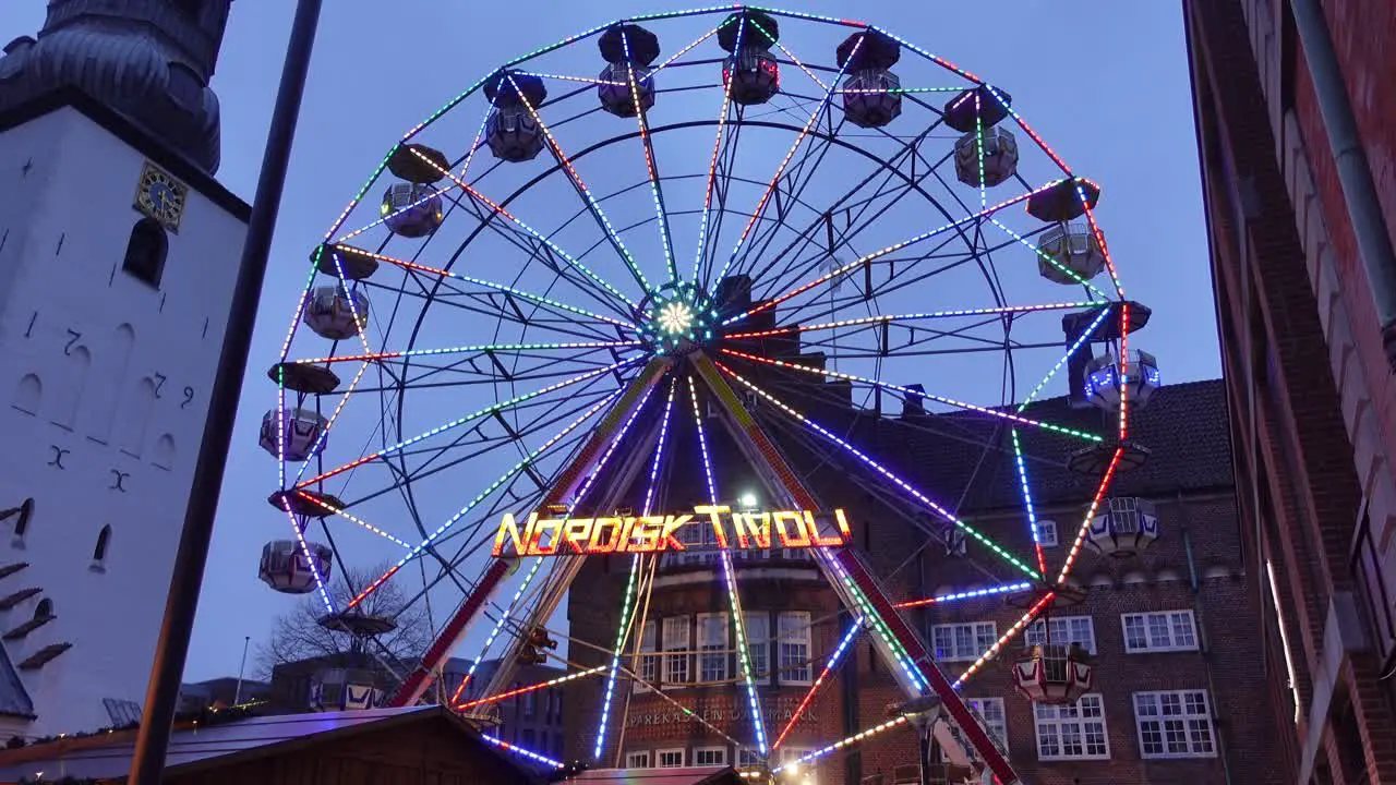 Ferris wheel at a christmas market