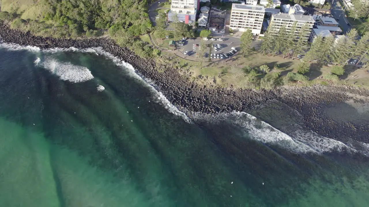 Holiday Apartments At Burleigh Heads National Park On Coral Sea Coast In Queensland Australia