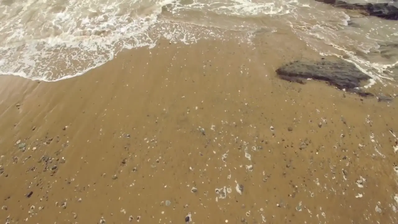 View of waves on seashore