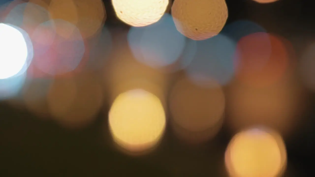 Bokeh background of night city and transport lights