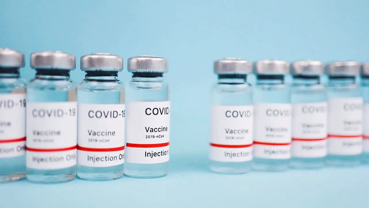 Covid 19 vaccination vial distribution and manufacture of the coronavirus new cure vaccine production line