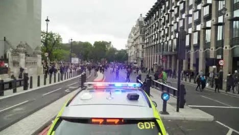 London Protestors Gather On Streets During Black Lives Matter Demonstrations