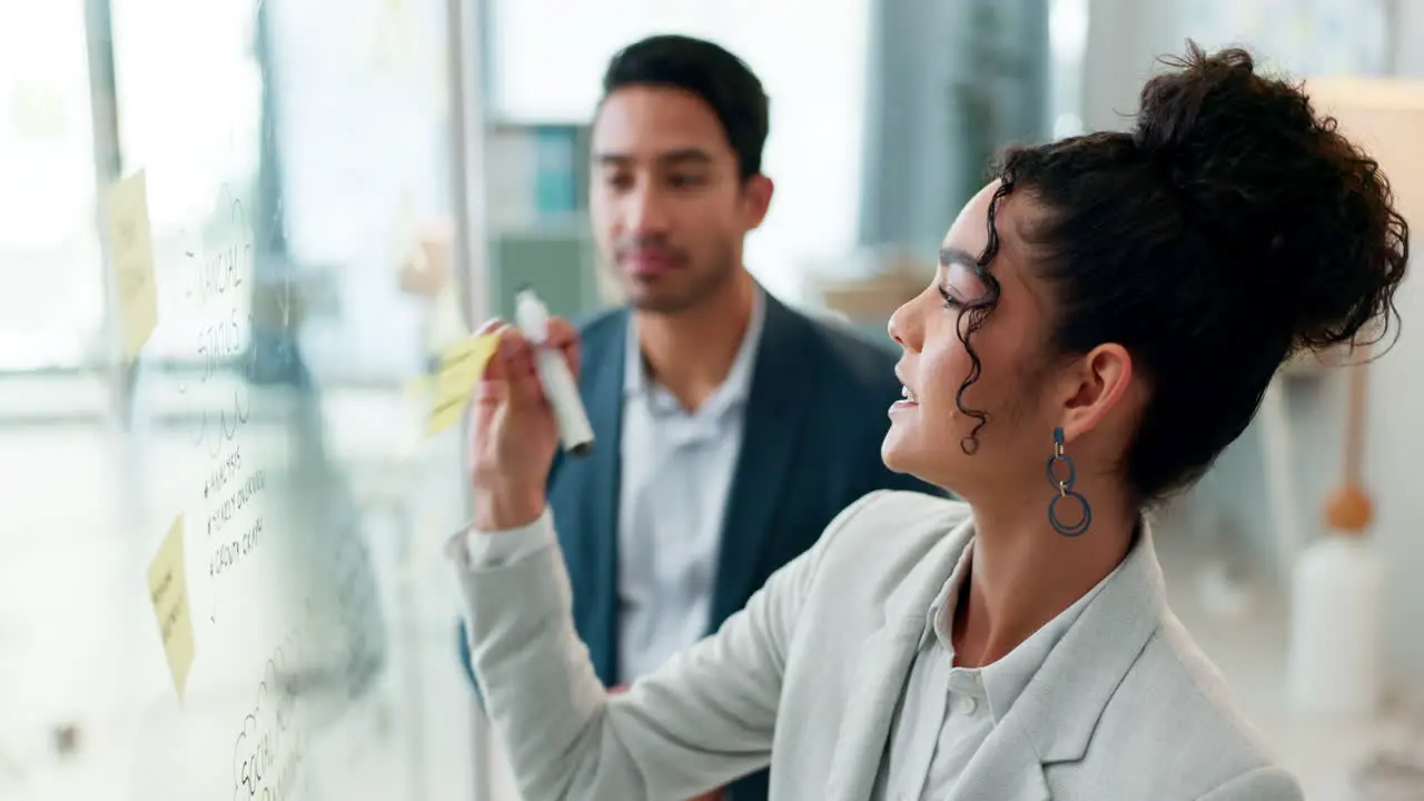 Planning teamwork and business people writing