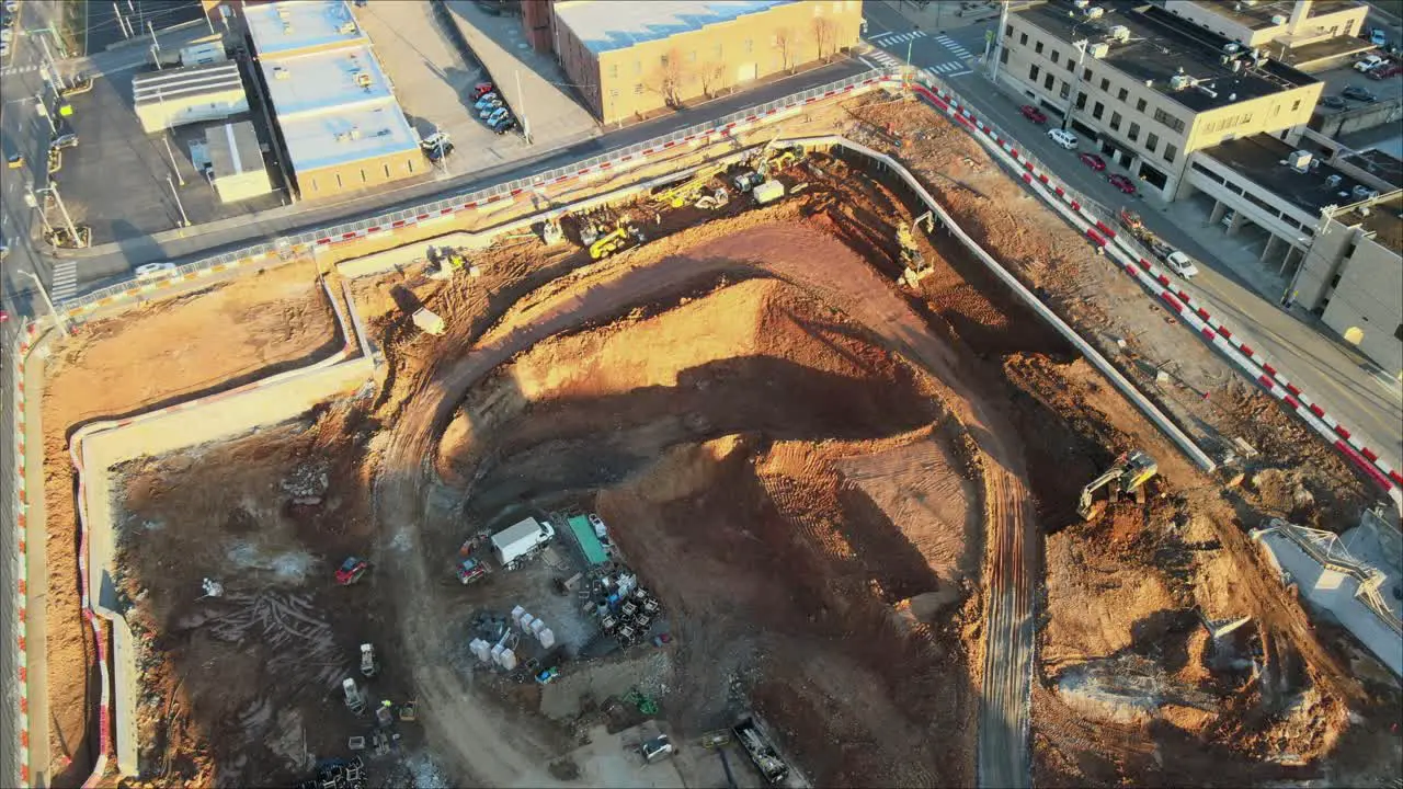 Ground zero of new construction on city block