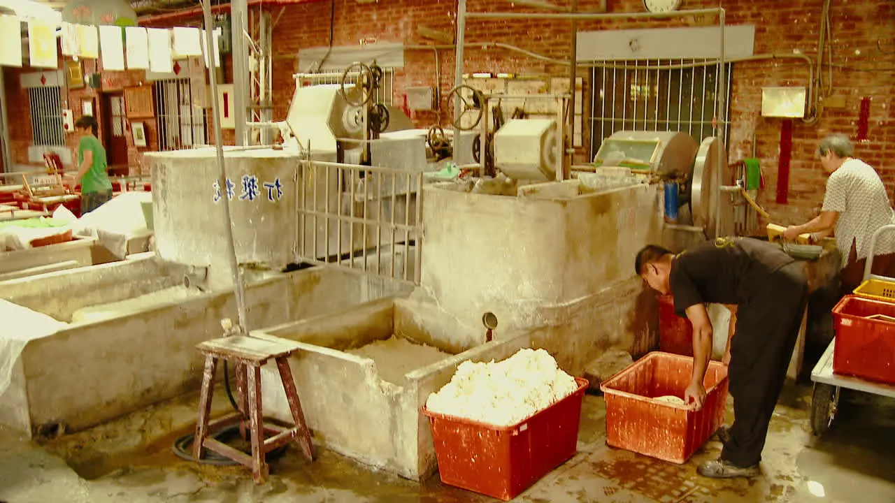 Historical Papermaking Workshop in China Working Stations Medium