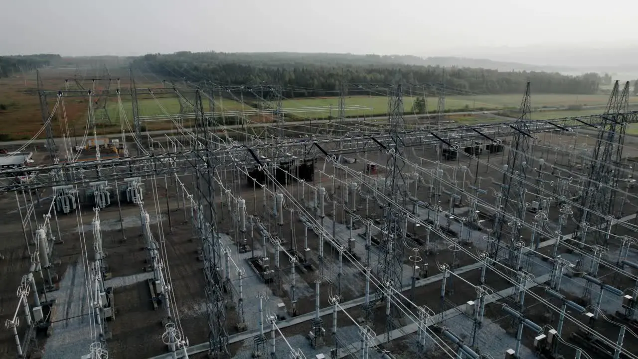 High Voltage Electrical Substation