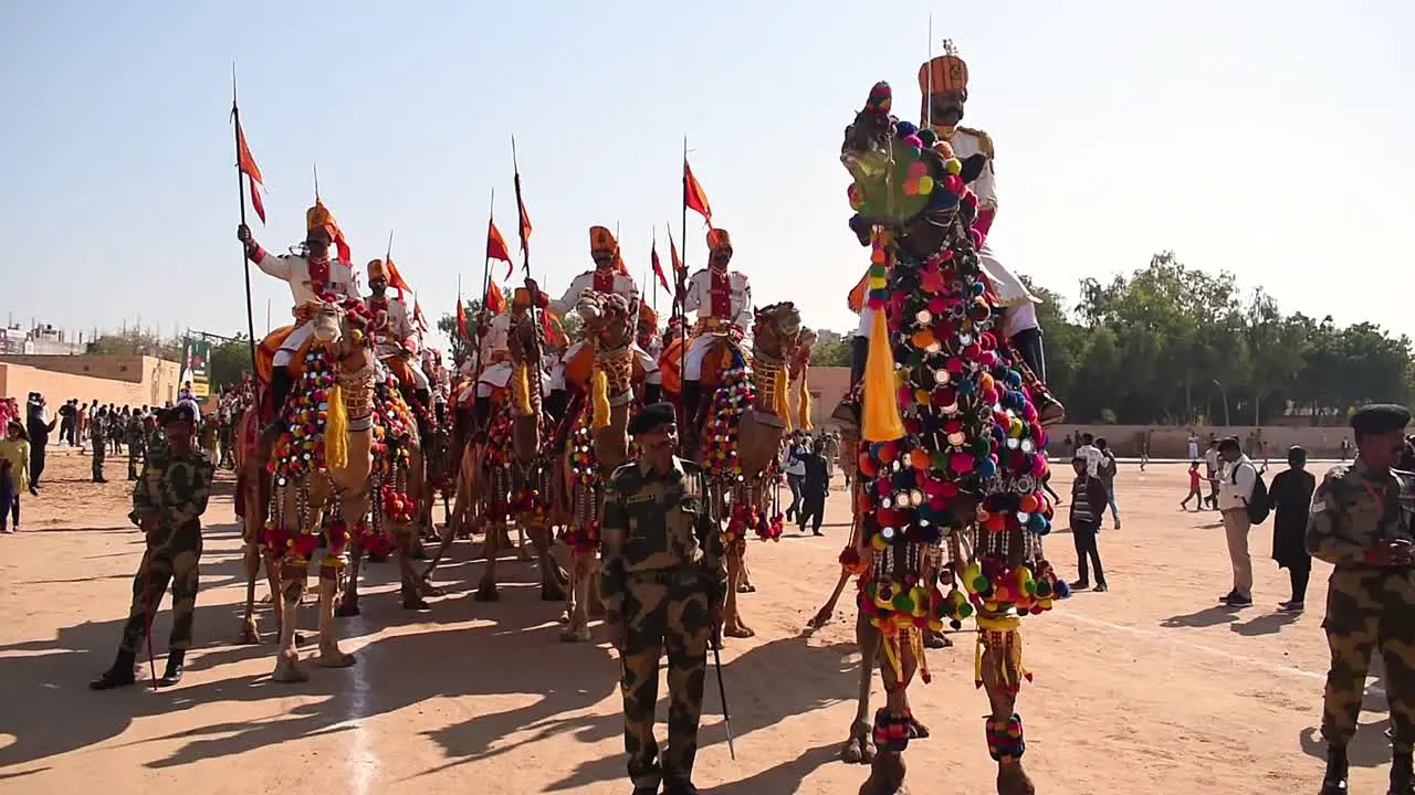 BSF soldiers participate in the parade