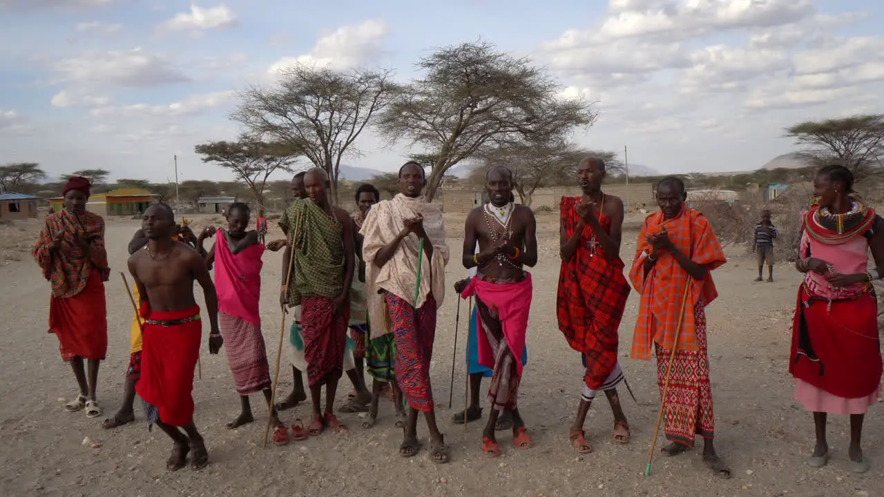 The colors os a traditional samburu weeding