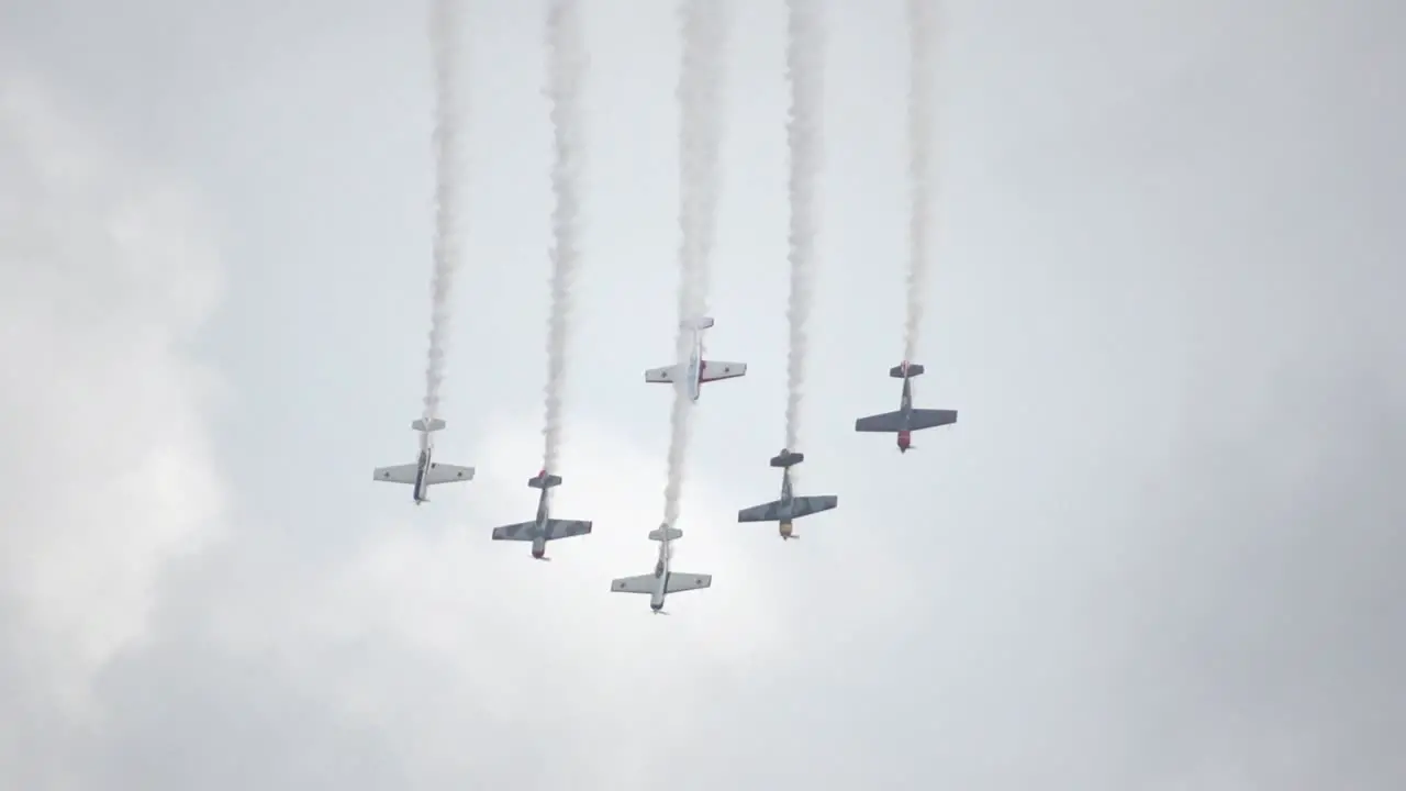 Group Aerobatic Plane Display