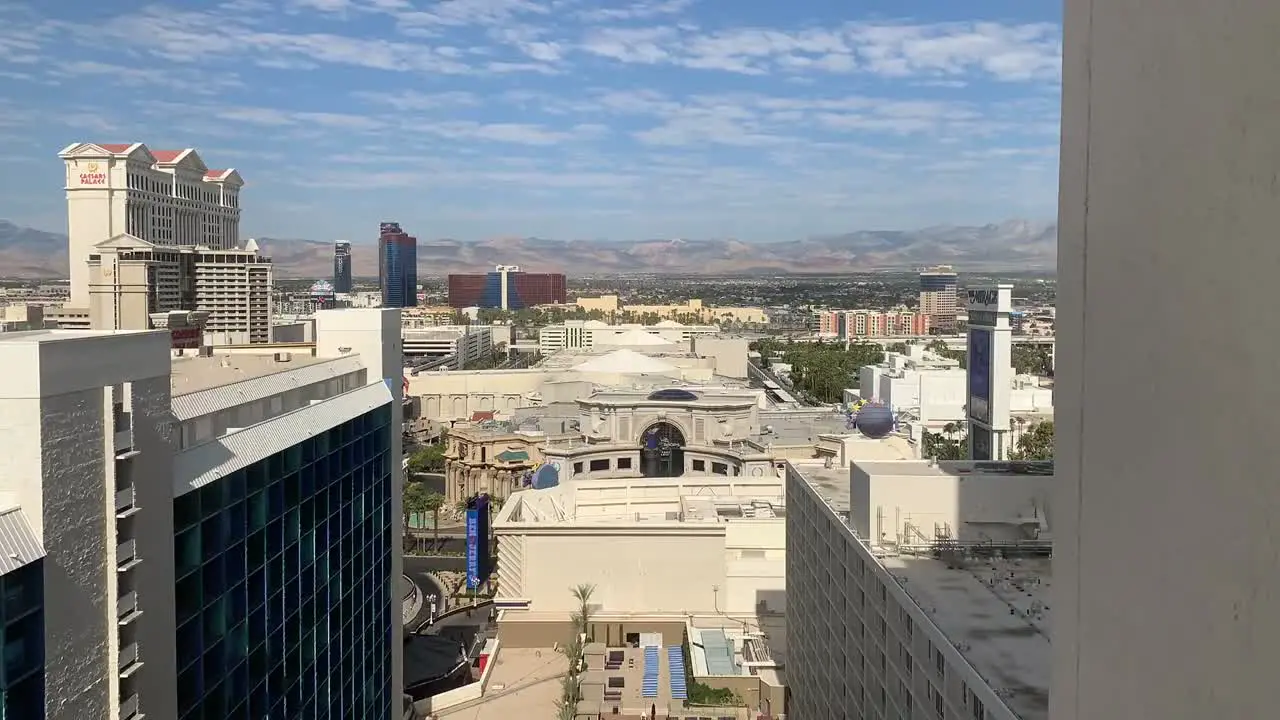 Las Vegas aerial view of the strip