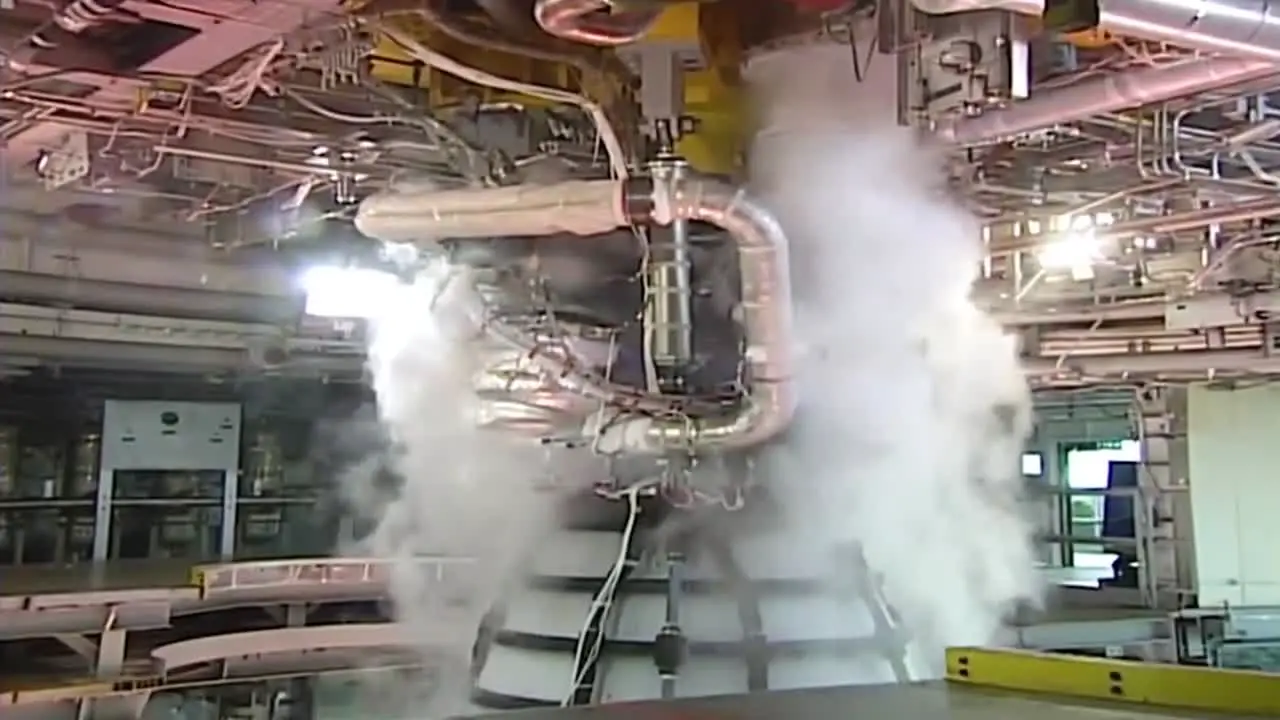 Nasa Test Fires A Rs25 Engine Rocket Booster For Spacecraft 1