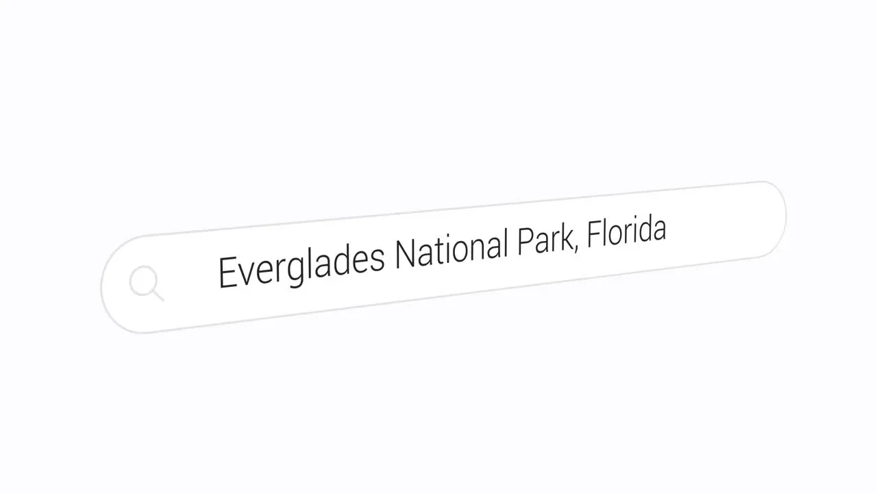 Searching Everglades National Park Florida on the web