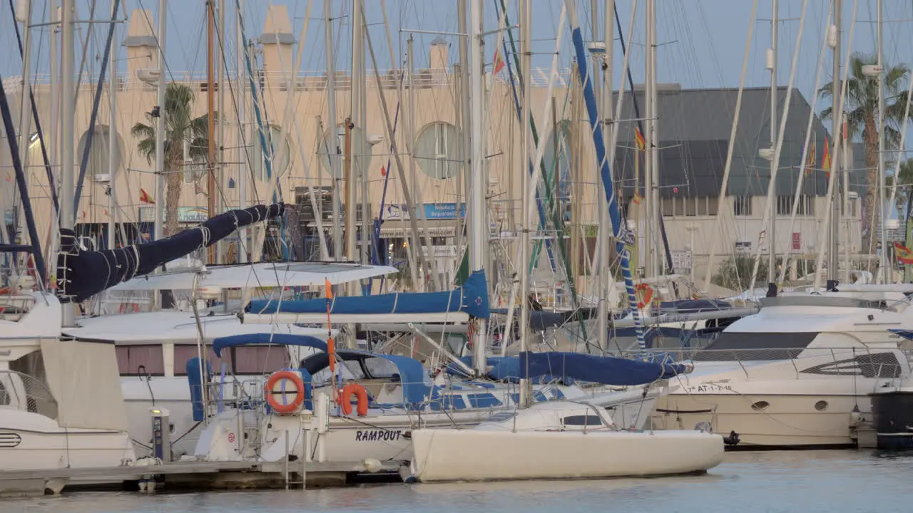 Quay with yachts in Alicante Spain