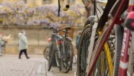 Pedestal Shot of Bicycle Handles 