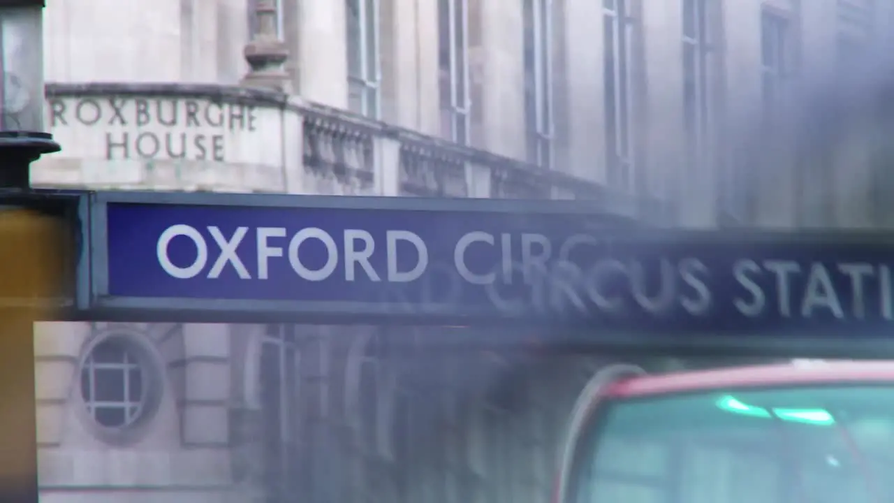 Oxford Circus Station Sign