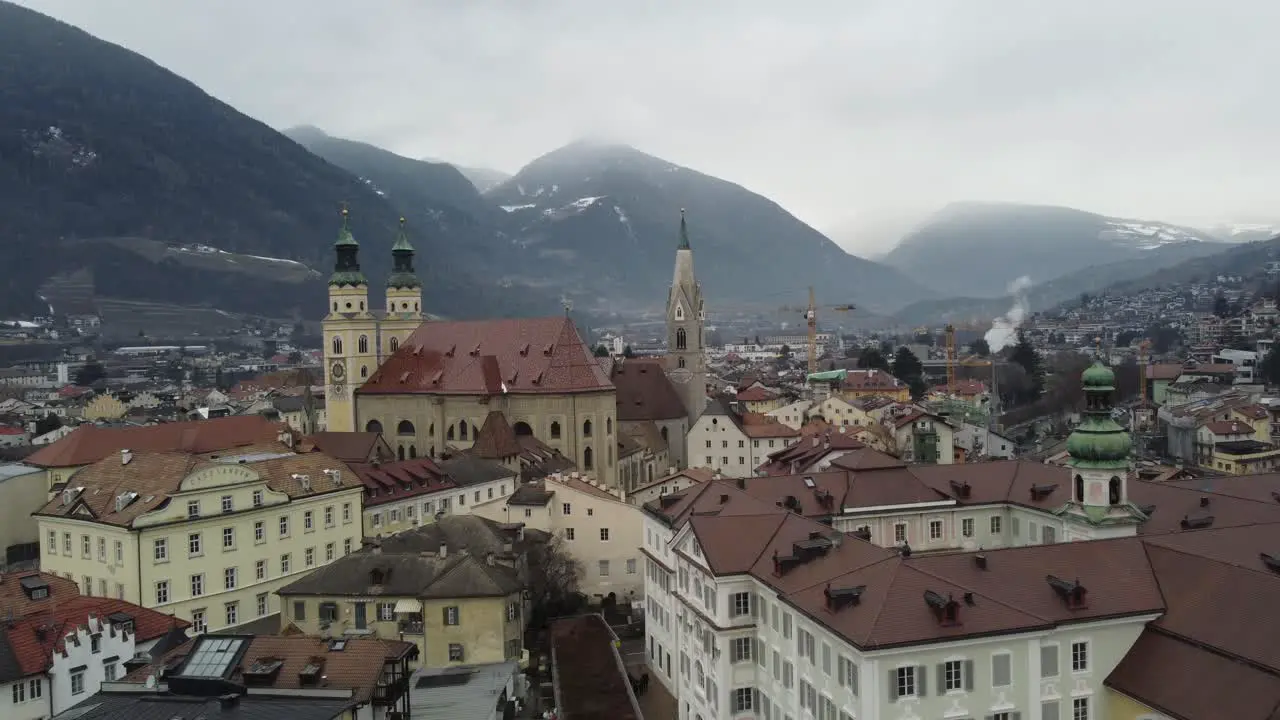 City skyline of Brixen South Tyrol Italy