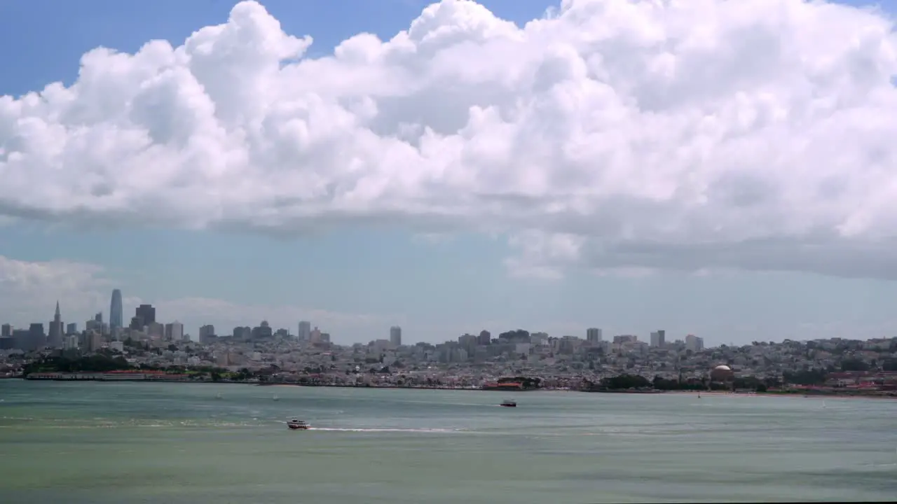 Cloudy day in San Francisco California