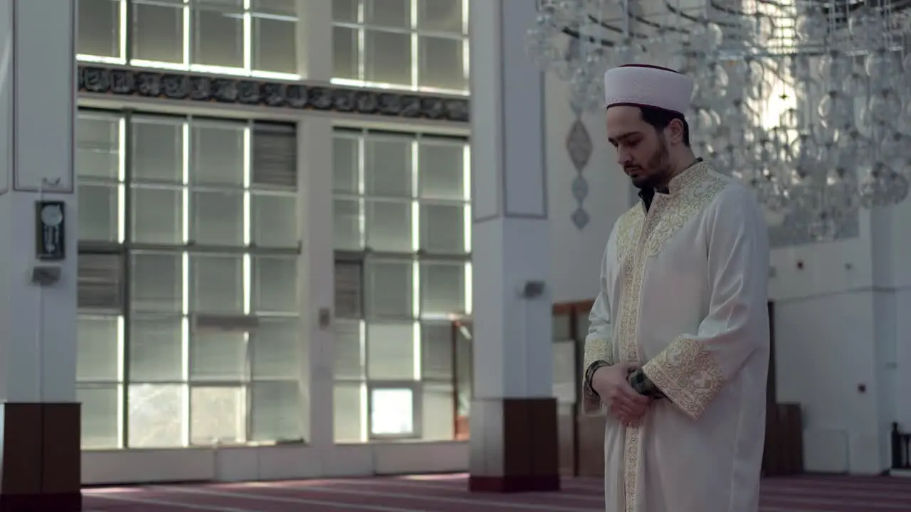 Worship Young Man In Mosque 2