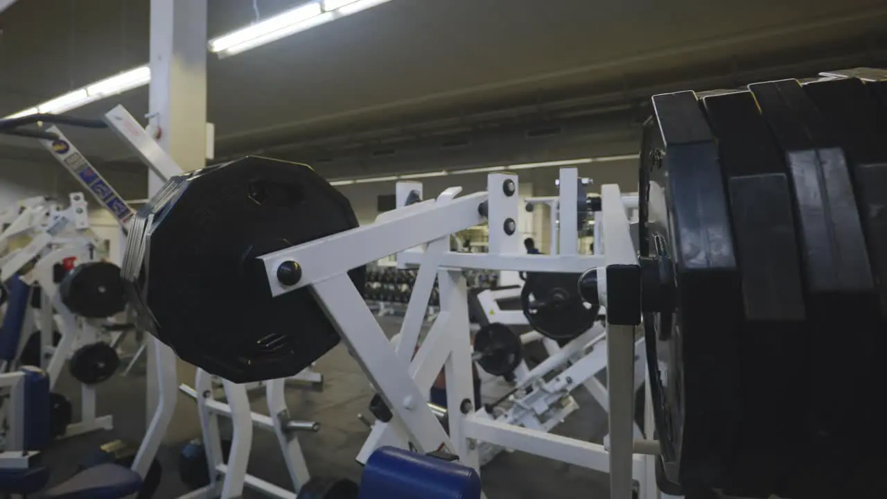 Lifting Weights On Back Training Sports Equipment in 4K