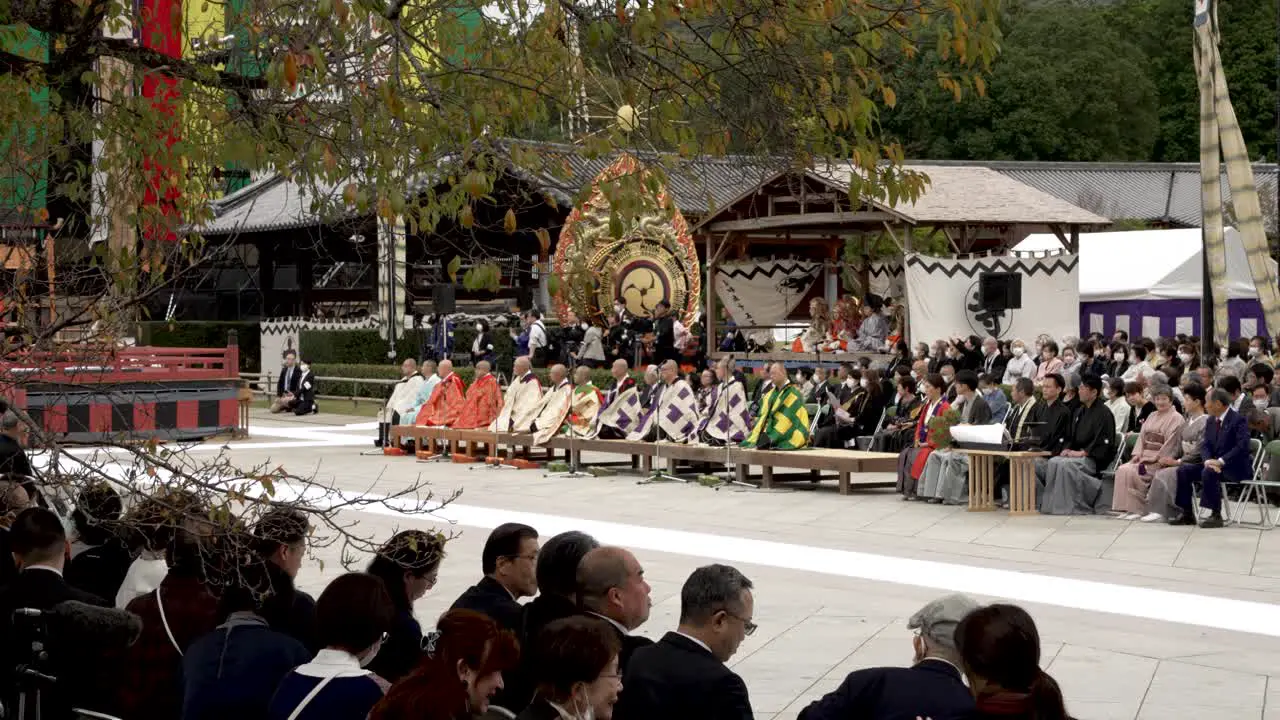 Guest Seated For Ceremony At Todaji Temple