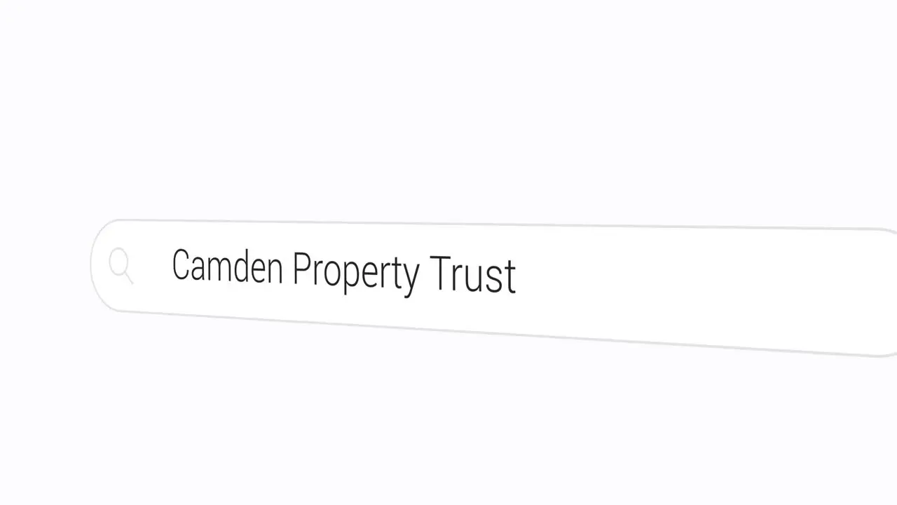 Searching Camden Property Trust on the Search Engine