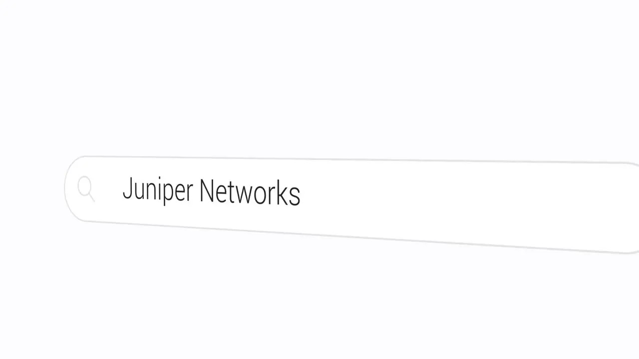 Typing Juniper Networks on the Search Engine