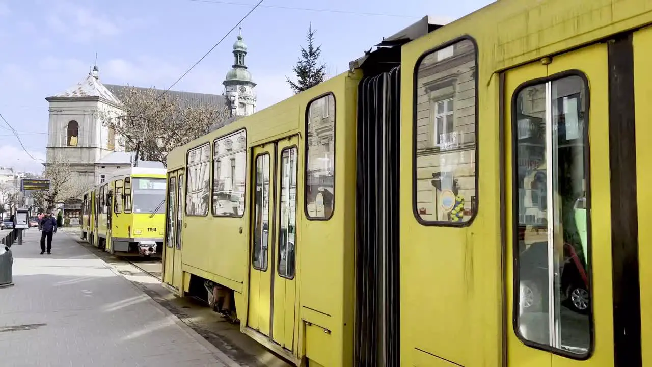 streetcar stops in lviv ukraine