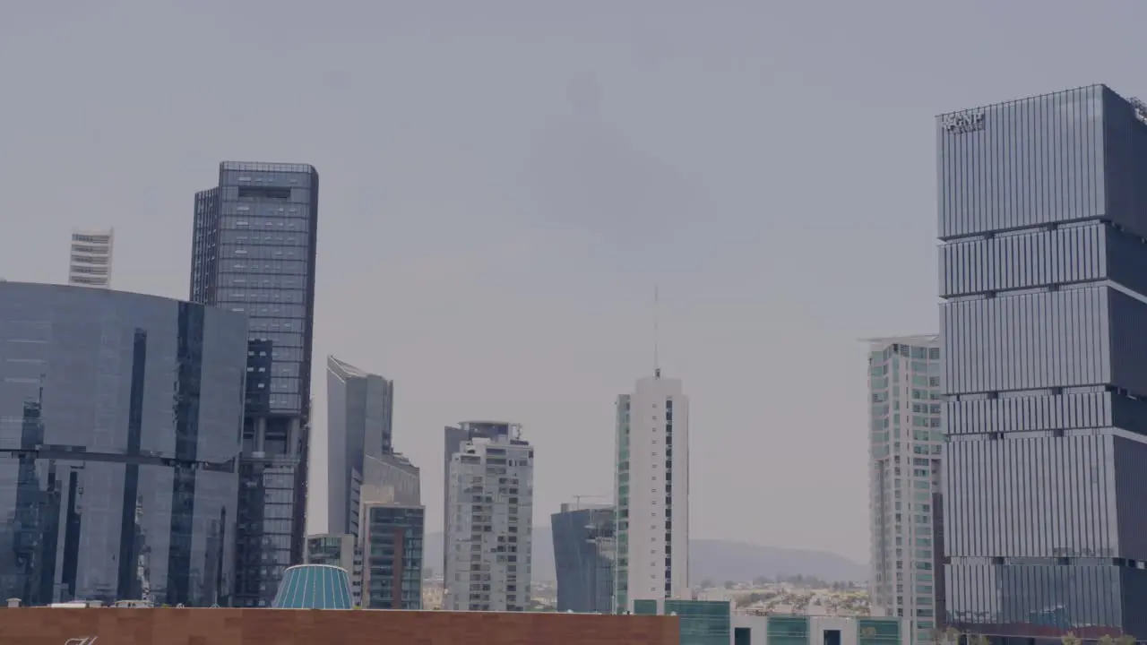 Guadalajara Mexico skyline over the Puerta de Hierro area