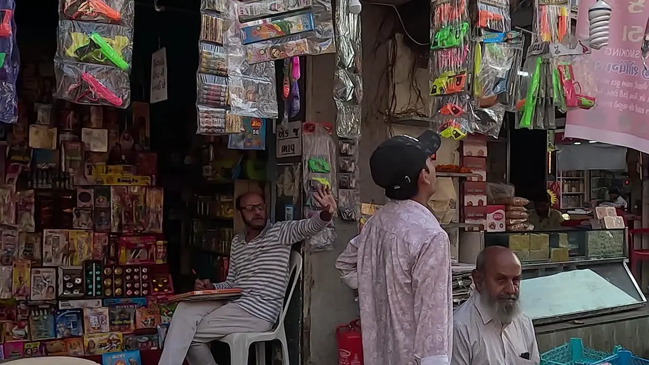 During the festive season shopkeepers are very crowded there and are distributing items