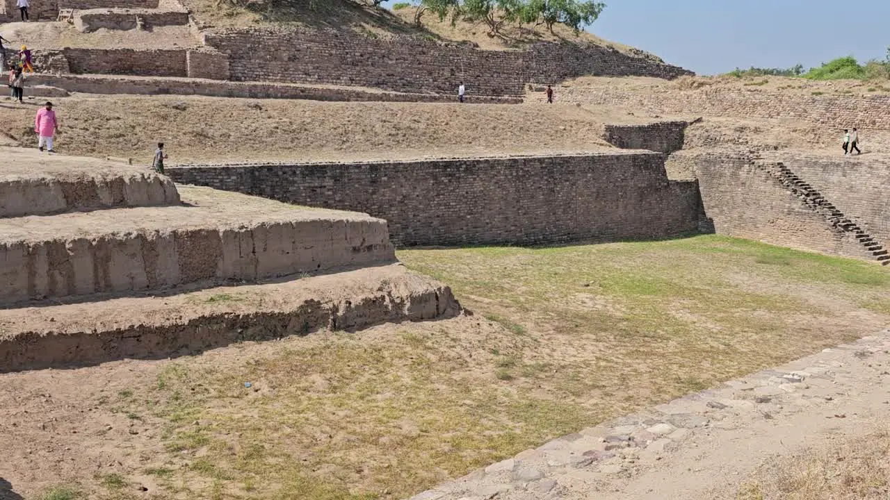 Dholavira Archeology Heritage Site many people are visiting Dholavira side