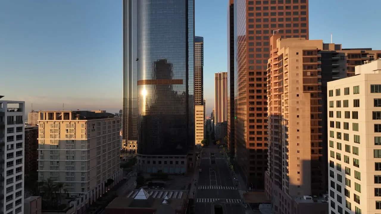 Downtown Los Angeles on a Fall morning