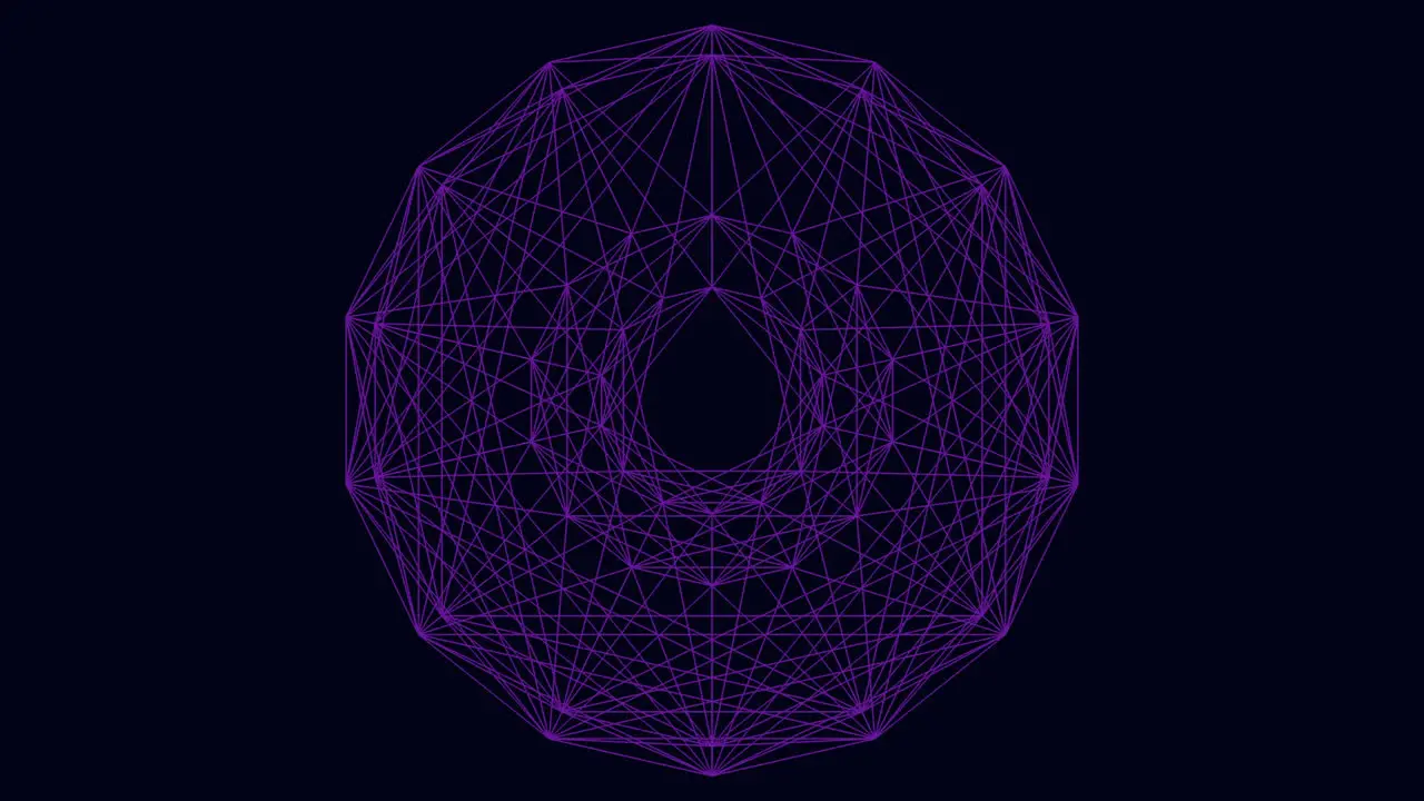 Purple geometric pattern intricate and symmetrical design