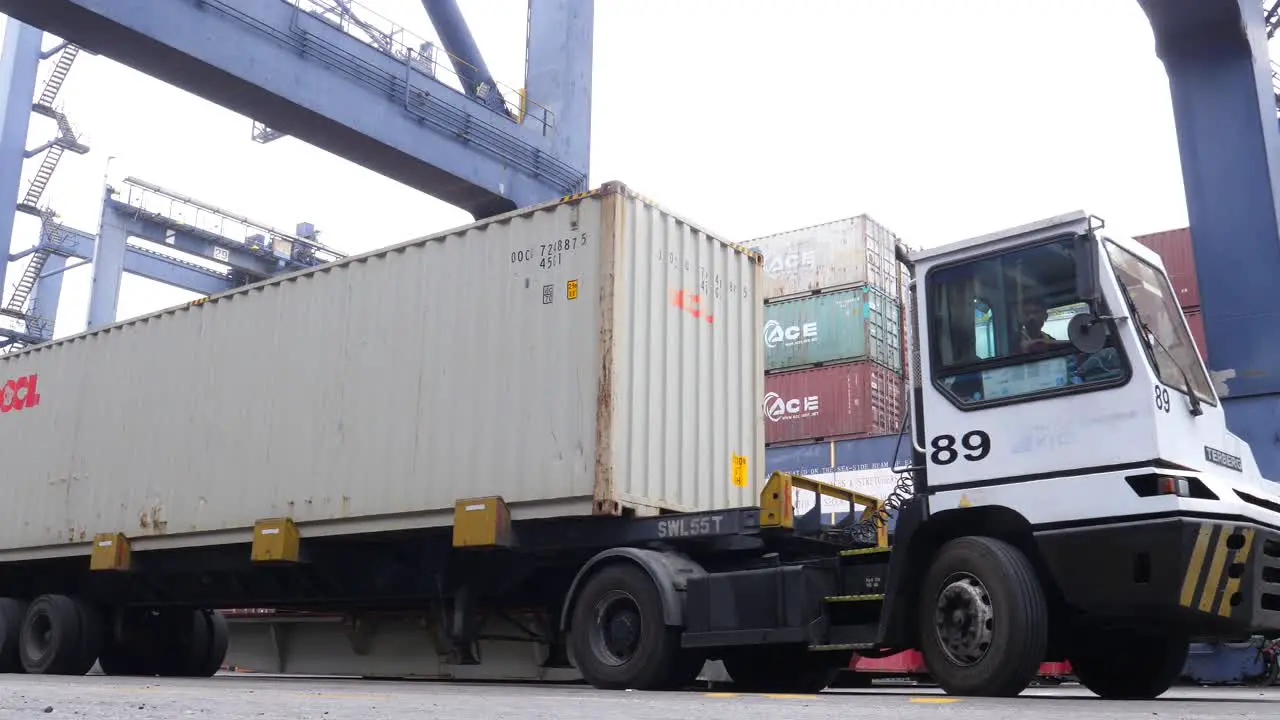 Karachi Port Terminal Operations in Progress Pakistan