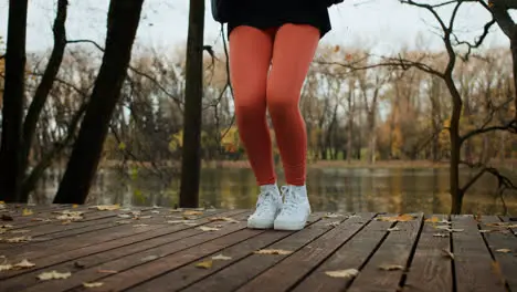 Person skipping the rope