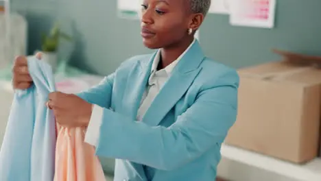 African fashion designer working in her design