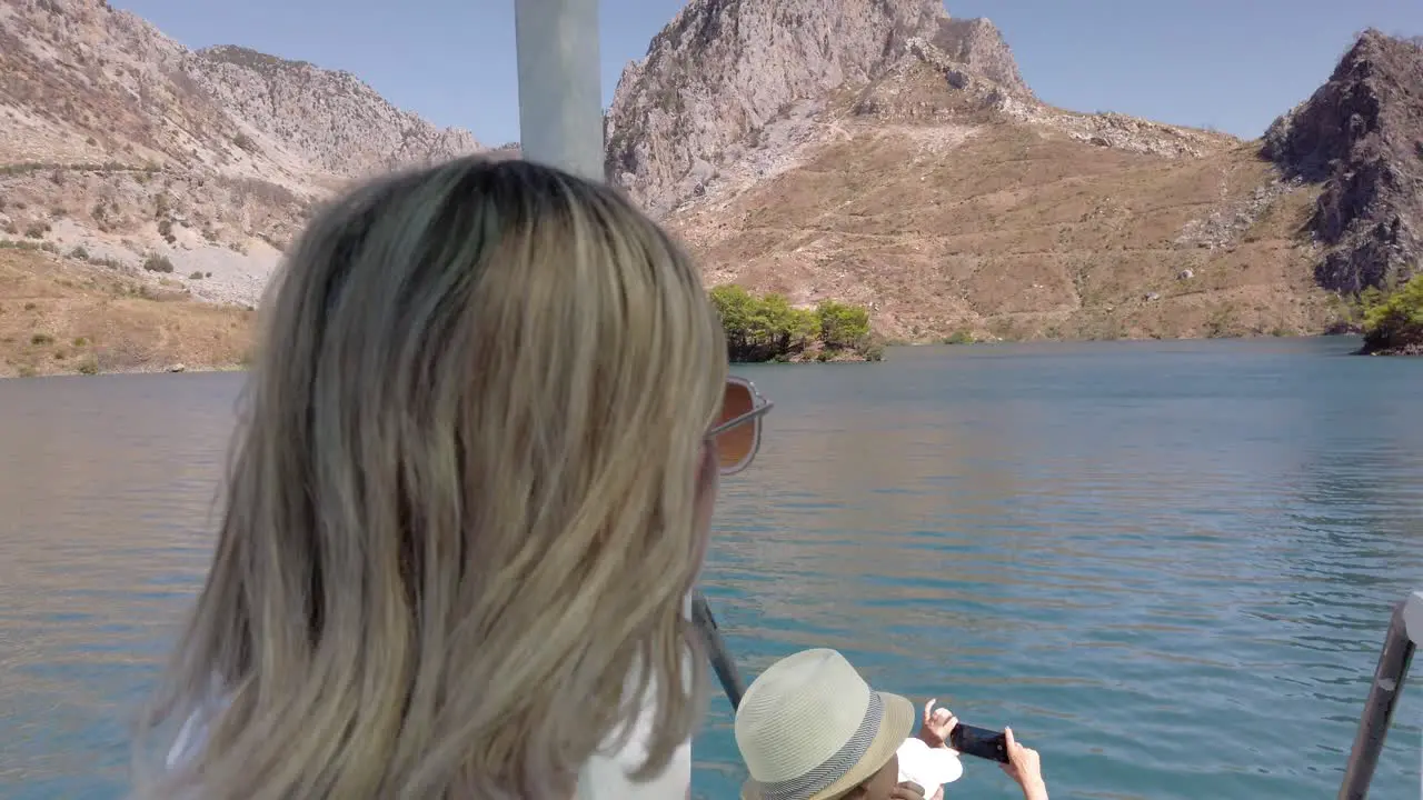 Tourist On A Green Canyon Boat Trip During Summer Near Manavgat In Antalya Turkey