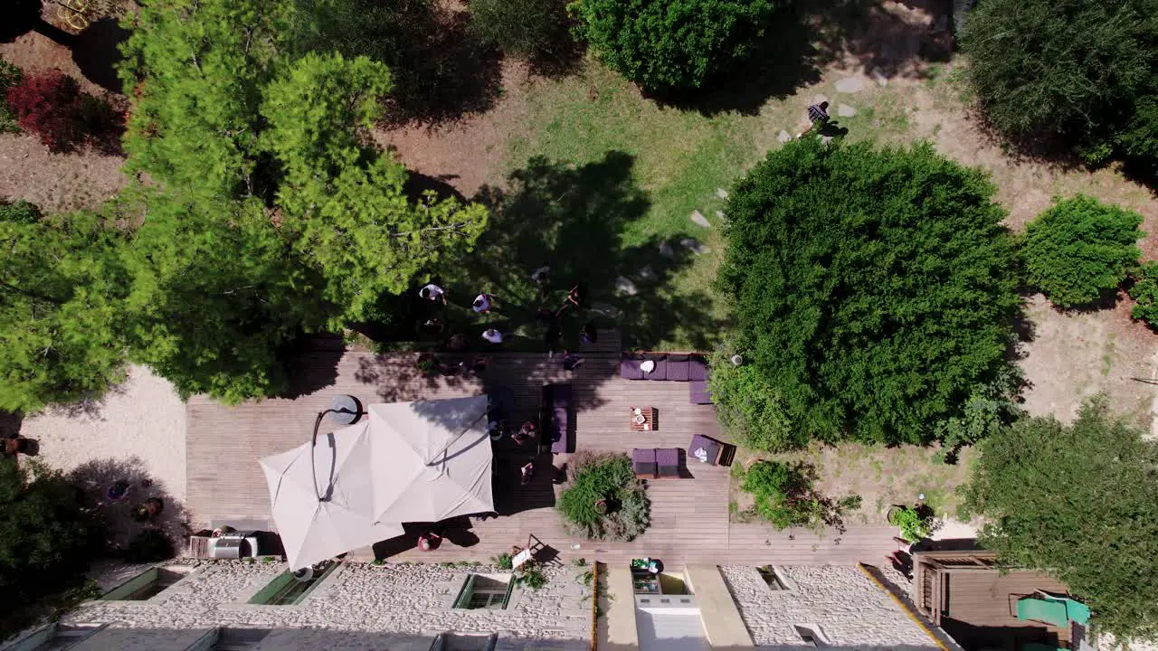 Overhead Shot Of Entrepreneurs Meeting Together In House In Montpellier Village