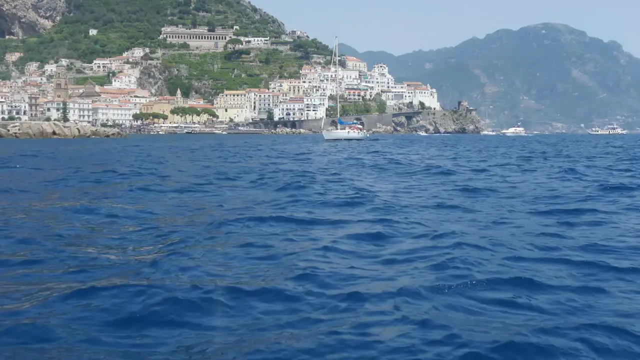 Sorrento Italy Amalfi Coast- View from Boat