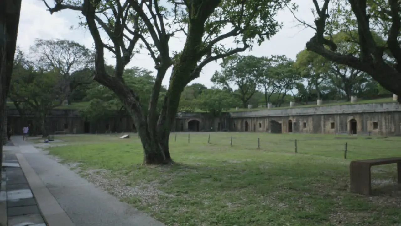 Historical Hobe Fort in Taipei Taiwan