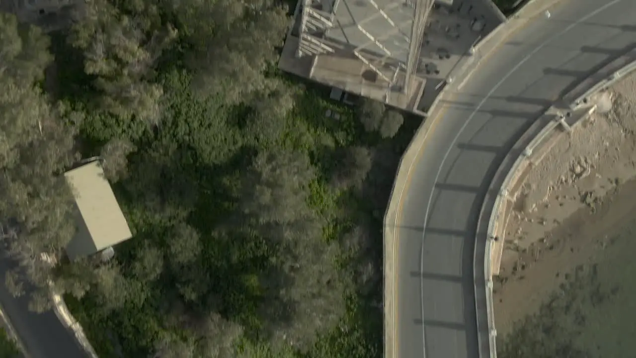 Aerial Shot over over a communications tower 2